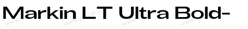 Markin LT Ultra Bold字体转换